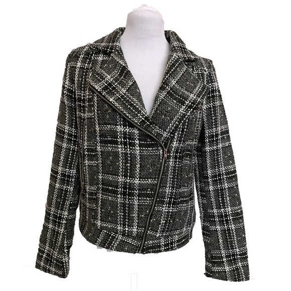 𝅺ellison Moto Tweed Jacket - Picture 1 of 6